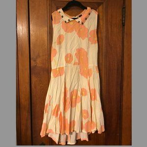 Valija Floral Print collared  dress